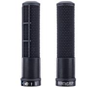 DMR DeathGrip2 Flangeless MTB Grips - Thick / Thin Sizes, Soft Rubber Compound