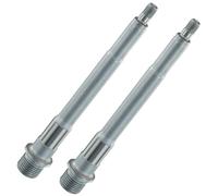 DMR V11/Vault Pedal Axles Replacement Spare Spindles Pair 9/16" Black Silver New