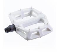 DMR V6 Cro-Mo Axle Plastic Flat Pedal in White
