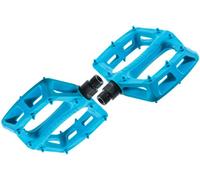 Dmr V6 Plastic Flat MTB Pedals - Blue, CrMo Axle/Lightweight Mountain Biking Bike Trail Off Road Pin Dirt Jump Enduro Bicycle Cycling Cycle Downhill Sticky Grip Riding Ride Platform Part 9/16
