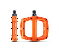 Dmr V8 V2 MTB Pedals - Bright Orange/Flat Mountain Biking Bike Bicycle Cycling Cycle Riding Ride Wide Platform Sticky Grip Pin Downhill Freeride Trail Dirt Jump Pedal Lightweight Accessories