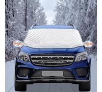 DMSELL Thicken Car Windscreen Cover for Winter, Magnetic Windshield Protector Cover for Snow and Ice, Car Windshield Frost Cover for Most Cars, SUVs