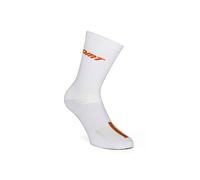 DMT Classic Race Cycle Bicycle Bike Socks White / Orange