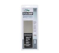 DMT D6FX Knife Sharpener, Synthetic, Silver, 4.25 in*11.0 in*6.0 in | Bench-size surface for edge repair and precision honing; extra-coarse side removes material while fine side refines edges