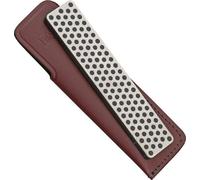 DMT Diamond Pocket Stone Extra Coarse 220 Mesh 4" Sharpener with Leather Sheath