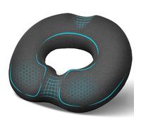 DmTown Donut Cushion for Hemorrhoids, Comfortable Coccyx Cushion Donut Pillow, Memory Foam Seat Cushion for Tailbone Pain, Sciatica & After Surgery Sitting (Men)