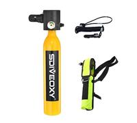 Dmuzsoih 0.5L Diving Tank, Portable Tank Cylinder, Diving Oxygen Tank, Breath Underwater Device, Diving Gear Set Oxygen Cylinder Kit, Snorkeling Dive Bottle