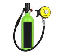 Dmuzsoih 35×9CM 1L Scuba Diving Tank Gear Device - Diving Cylinder, ni Tank Dive Scuba, Underwater Scuba Oxygen Cylinder, Diving Breathing Training Tank, Air Buddy Diving Systems For 15-20 Minutes