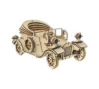 Dmuzsoih 3D Wooden Puzzle Car | 3D Wooden Puzzles Vintage Car Model Kits | Retro Brain Teaser Vehicle Building Toy for Men Women Collector Friends Family Teens Teenagers