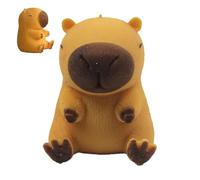 Dmuzsoih 5 Pieces Capybara Squeeze Toys, 5.25x4.1x4cm Capybara Squishy Toy, Cartoon Soft Capybaras Squeeze Toys Fidget Stress Balls, Cute Animal Squishy Toy For Kids And Adults Boys Girls Coworker
