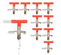 Dmuzsoih Automatic Feeder - Metal Watering System Bunny Water Nipple - Poultry Watering System Waterer, Automatic Nipple Drinker Feeder for Small Animals