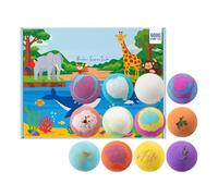 Dmuzsoih Bubble Bath Balls for Kids - with Toys Colorful Fizzy Stocking Stuffers - Bubble Spa Bath Balls - for Birthday Party Children's Day Thanksgiving, Boys Girls Friends Family