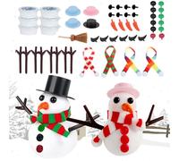 Dmuzsoih Building Kit for Building One S - Creative Set for Crafts - Modelling Clay for Children | For Holidays Winter Activities in Classroom Teaching School Game Festive Decoration and