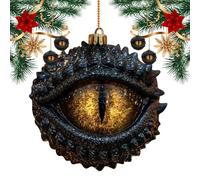 Dmuzsoih Christmas Tree Decorations 2D Acrylic Dragon Eye Ornament Collection - Christmas Dragon Eye Pendant | for Windowsill Balconies Entrances Wall Garden Yard Driveway Porch