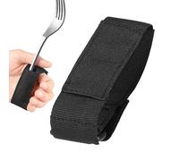 Dmuzsoih Eating Utensils Holder for Disabled People | Adjustable - Spoon Fork Cuff Utensil Adjustable Holder for Elderly,for Limited Mobility Weak Grip Muscle Weakness