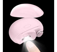 Dmuzsoih Electric Fingernail Clippers,USB Rechargeable Toe Nail Clippers Polisher with Led Light | Easy-Grip Non-Slip Cutter for Toenail Babies Adults Pet Home Toddler Kids Women Elderly Men Travel