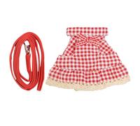 Dmuzsoih Ferret Harness,Strap Clothes Set for Small Animal - Breathable Small Animal Clothes with Leading Rope for Training Outdoors Backyard Travel Camping