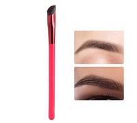 Dmuzsoih Flat Eyeshadow Brush - Mixed Fiber Bristles Smooth Use Eyebrow Brushes - Ergonomic Cosmetic Supplies, Multifunctional Makeup Brush with Glue Handle for Beginners and Advancers