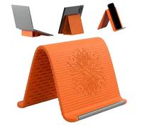 Dmuzsoih Foldable Silicone Phone Holder,Multi-Angle Non-Slip Base Support,Desk Cell Phone Stand | for Desktop Tablet Table Gym Vlogging Filming Offices Home Outdoor Travel Video Calls