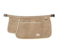 Dmuzsoih Garden Tool Belt, Tool Pouch Belt with Pockets, Multi-Pocket Tool Belt Pouch, Work Apron for Carpenters and Builders, Canvas Adjustable Belt Bag