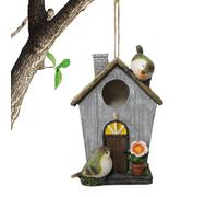 Dmuzsoih Hummingbird Nest - Waterproof Resin Removable Plug Shelter - Bird Nest Shelter | for Lovers Indoor Outdoor Home Garden Resting Sleeping Play