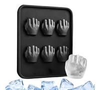 Dmuzsoih Ice Tray Silicone - 3D 6-Cavity Iced Drink Making Supplies | Freezer Ice Maker - for Home Bar Office Apartment Party Summer Picnic Bartenders Entertainers Cocktail Drinks Wine Juice