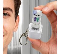 Dmuzsoih Keyboard Fidget Clicker - LED Lights Charm with Sound,Stress Reliever with Lights | for Kids Boy Girl Travel Backpack Offices School