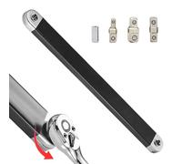 Dmuzsoih Offset Extension Wrench | 15-Inch Ratcheting Extender Hand Tool | Offset Extension Wrench Impacting - for Car Repair Mechanical Maintenance Water Pump Air Conditioning Units