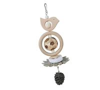 Dmuzsoih Parrot Chewing Toys | Bird Parrot Chew Toys - Parrot Cage Bite Toys, Boredom Relieving Wood Pendant Bird Supplies For Parrot