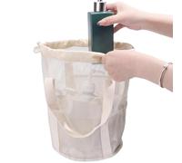 Dmuzsoih Shower Mesh Bag - 3D Shaped Breathable Pouch,Portable Waterproof Basket Organizers for Gym Toiletry Travel Pool Beach Camping Summer Swim Bath Vacation