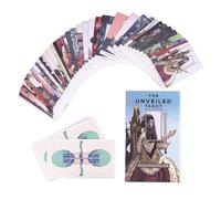 Dmuzsoih Tarot Cards - Set with Tarot Cards, Pocket Size Oracle with Dimensions 10.7 x 6 cm | For Affirmation, Astrology, Fortune Telling, Adventure Reading and Beginner-Friendly