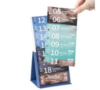 Dmuzsoih Tear Off Calendar 2026 - Desktop Planner Ornament - with Magnet Base Challenge Theme Daily Desk Calendar - for Home Workplace Dorm Apartment House Bedroom Living Room Nursery Shop