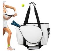 Dmuzsoih Tennis Racket Bag | Unisex Portable Duffle | Racket Carrying Bag - for Tennis Baseball Badminton Baseball Gym Outdoor Sports School Men Women
