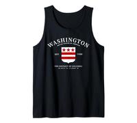 DMV Local Washington D.C. The District of Columbia Emblem Tank Top