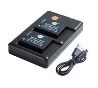 DMW-BCG10 BCG10E BCG10PP Rechargeable Battery and Dual Charger Compatible with Lumix DMC-3D1, DMC-TZ20, DMC-ZS9, DMC-ZS10, DMC-ZS15, DMC-ZS20 etc