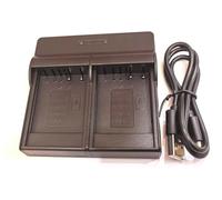 DMW-BCK7 Dual USB Camera Battery Charger NCA-YN101F For Panasonic DMC-FH8 FP5 FP7 S5EF S5EG FX90 FT4K FT4S S5S FX77 FH27GK FH8N DMC-FX78GK S1S S1W S5GN FS9 FX40 FX700K FS35-K