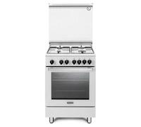 DMW64LSG Gas Cooker with Electric Oven, No. 4 Burners 60 x 60 cm, White, Energy Class A