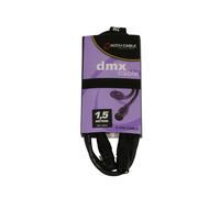 DMX 5 Pin Plug - 5 Pin Socket 1.5M Long