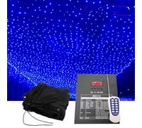 DMX-Controlled LED Star Curtain Backdrop with Remote for Stage Lighting in Weddings, Parties, and DJ Events