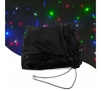 DMX-Controlled LED Star Curtain Backdrop with Remote for Stage Lighting in Weddings, Parties, and DJ Events