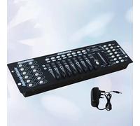 DMX Controller, 192CH DMX Lighting Controller for beginners & kids - DJ Mixer Equipment for Live House Bar Parties, Black