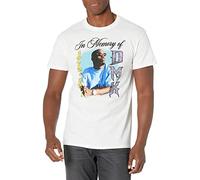 DMX Men's Official in Memory Photo T-Shirt, White, Medium