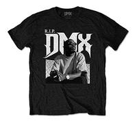 DMX T Shirt R.I.P. Logo Official Mens Black M