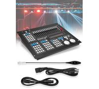 DMX512 Controller, 512 Channel DMX DJ Light Controller with LCD Display, DMX DJ Stage Lighting Console Board Ideal for Show, Party, KTV, Bar