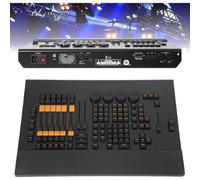 DMX512 Controller, DMX Controller Lighting Mixing Board, Built-in DMX Output Ports,with Flanking Expansion Up to 3584 Channels, for Editing Program of Stage Lighting Runing
