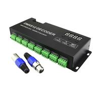 DMX512 RGB RGBW LED Controller 3/4/6/12/ 24CH 30CH 30 Channel 2A 3A 5A decoder dimmer Driver for 5050 RGBWW Strip(24ch 3a Iron Shell)