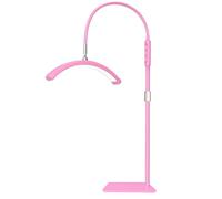 DMXQJK Eyelash LED Floor Lamp, Esthetician Lash Lighting, Lash Tattoo Half Moon Lamp with Flexible Bracket, Pink