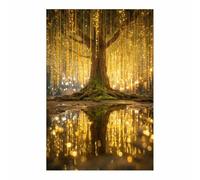 DMZPKZB Nature Tree Of Life Picture Artwork Vibrants Multicolor Tree Modern Artwork Canvas Painting,Abstract Pictures Wall Decor Living Room Bedroom Bathroom Office(Multicolor)-70x100cm Unframed