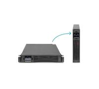 Emergency power supply UPS Online Rack 19 LCD 1000VA/1000W 2x12V/9Ah 8xC13 1xC14