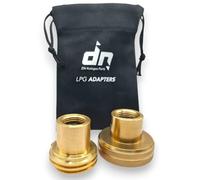 DN Autogas Parts 21.8mm LPG Gas Bottle Refill Adapter Kit, European ACME & DISH Connectors, with Carry Bag